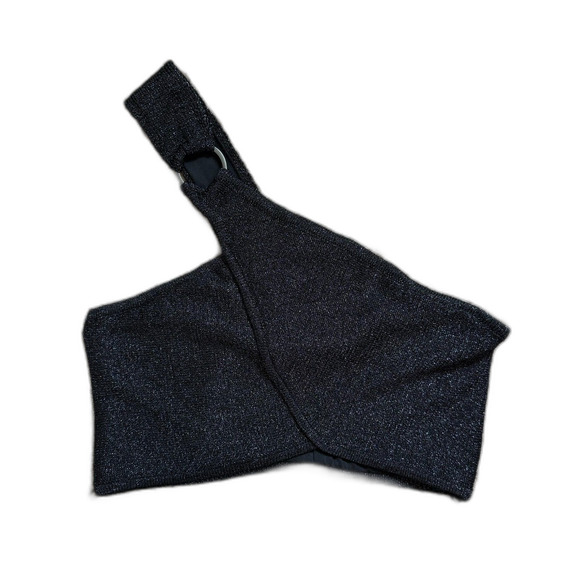 House of Harlow | Black Crop Top & Maxi Skirt Set One Shoulder Size Medium NWT - Picture 6 of 13